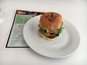 Nomad burger at Plant Bar in New York City