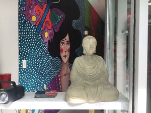 Artwork at Plant Bar in New York City