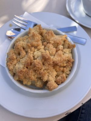 Crumble  at SamS Café in Freiburg