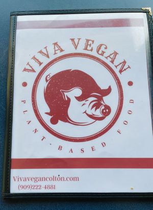 Menu  at Viva Vegan in Colton