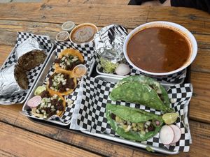 Burrito, quesabirria, pozole, tacos  at Viva Vegan in Colton