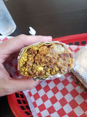 Breakfast Burrito at Viva Vegan in Colton