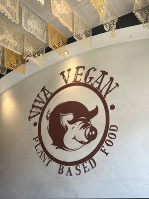 Cute ass logo  at Viva Vegan in Colton