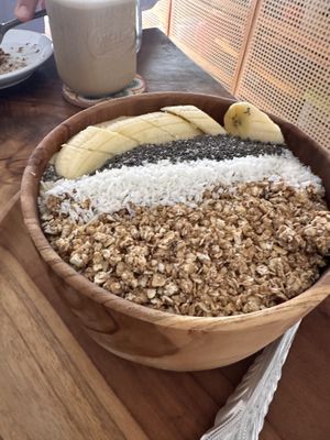 Tropical smoothie bowl   at IRIE in San Juan Del Sur