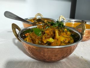 Very fresh Aloo ghoby at Mini Taj in Oaxaca