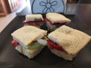 Veg sándwich  at Mini Taj in Oaxaca