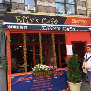 Front entrance at Effy's Cafe in New York City