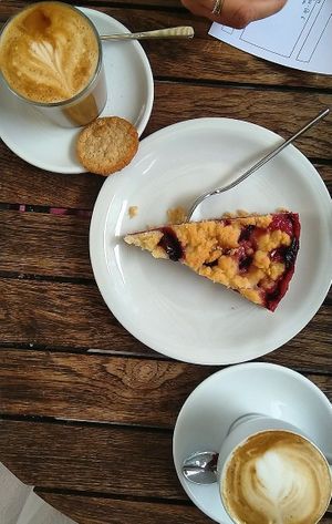 Glutenfree Kokos cake at Menagerie in Hannover