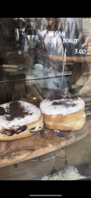 Vegan Oreo donut 💖  at Strelitzia in East London