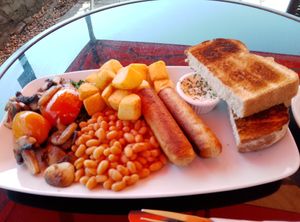 The full vegan breakfast at Pantri in Llanberis