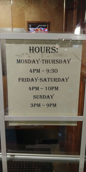 Hours at Lake Tahoe Pizza Company in South Lake Tahoe