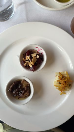 Pistachio butter for the mushrooms were the most intense flavor   at Alma in Minneapolis