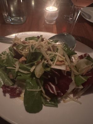 Bitter greens salad  #Veganuary at Alma in Minneapolis