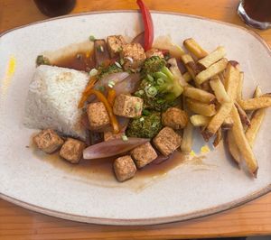 The food was so good 😁❤️  at Mapacho in Aguas Calientes