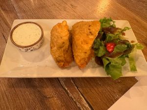 Vegetable Samosa at BabaJi Indian Food in Athens
