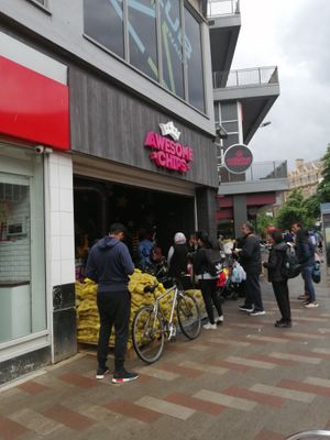 Outside at Awesome Vegan Leicester in Leicester