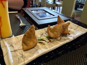 Vegetables samosas  at Flavors of India in Cocoa Beach