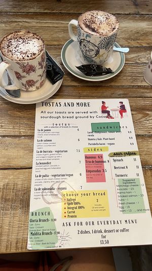 Menu   at Maldita Gloria! in Alicante