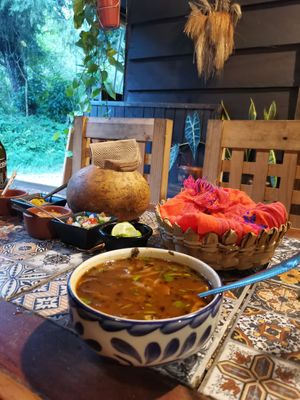 Vegan birria at Quelite in Coatepec