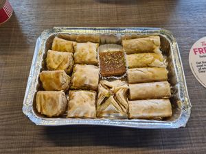 Vegan baklava at New Yasmeen Bakery in Dearborn