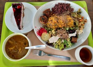 Vegetable paella at Macrobiotic Zen in Barcelona