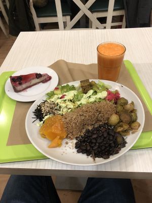 Menu of the day at Macrobiotic Zen in Barcelona