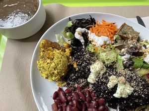 Plat combinat #Veganuary at Macrobiotic Zen in Barcelona