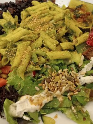 Plato combinado at Macrobiotic Zen in Barcelona