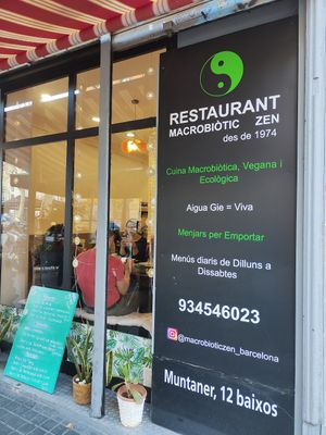 Entrada at Macrobiotic Zen in Barcelona