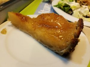 Apple pie at Macrobiotic Zen in Barcelona