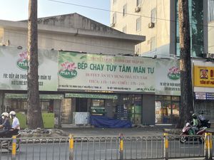 Restaurant front   at Mãn Tự in Ho Chi Minh City