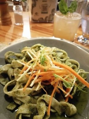 Nudeln mit Pesto at El Jardin De Frida - Maybe closed in La Fortuna
