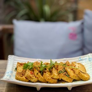 Vegan Spicy Stir-Fried Beancurd at Paper Rice - Atrium in Central Singapore