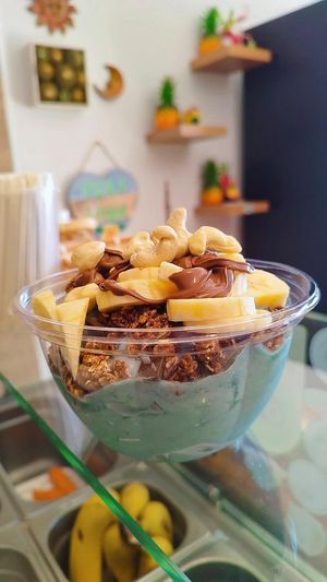 Blue Spirulina Bowl at The Bowl Haus in Lanzarote