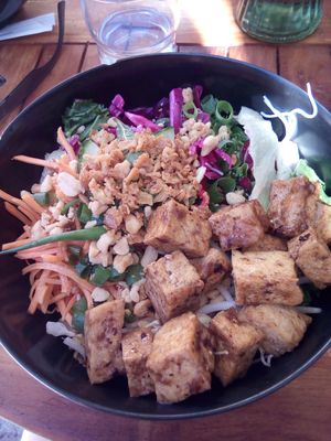 Risnudelsallad at Dashi in Malmo