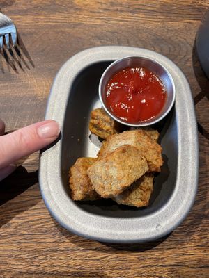 Vegan Chyk’n Bites  at Stew & Oyster in Leeds