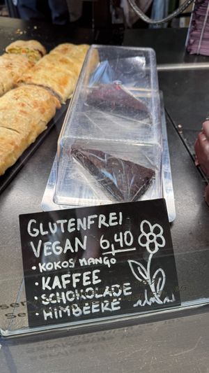 Some vegan cake  at Strudel Cafe Kröll in Innsbruck