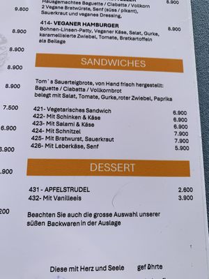   at Tom's Pan German Bakery in Nuevo Arenal