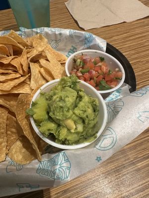 Guac and salsa   at Jimmy Hula's in Port Orange
