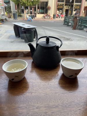 Green tea  at Hanazono in Port Townsend