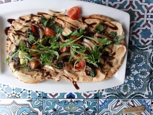 Photo credit: Jay Turner of Gravesham Vegans Facebook group at Pureplanet Cafe & Shop in Rochester