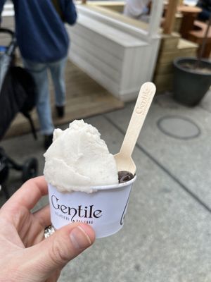 Banana and chocolate!  at Gelateria Gentile - University Place in New York City