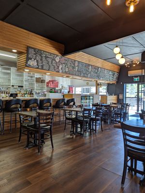 I've cream menu at Honey Bee's in Yarmouth