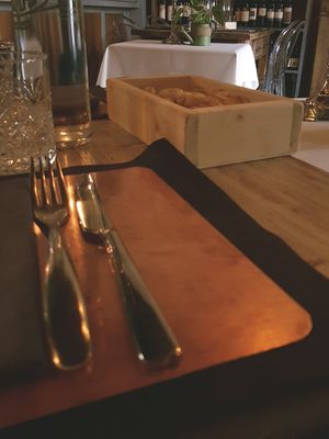 Table at Ristorante Odeon alla Colonna in Treviso