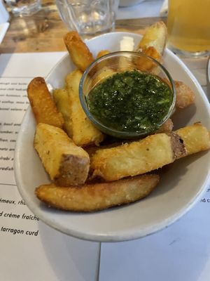 Chips  at Ox and Finch in Glasgow