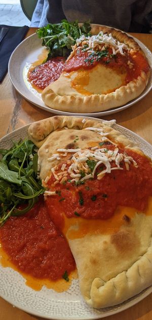 Calzone at The Italian Kitchen in Sheffield