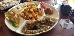 Combo plate at Aya Mediterranean Cuisine in Melbourne