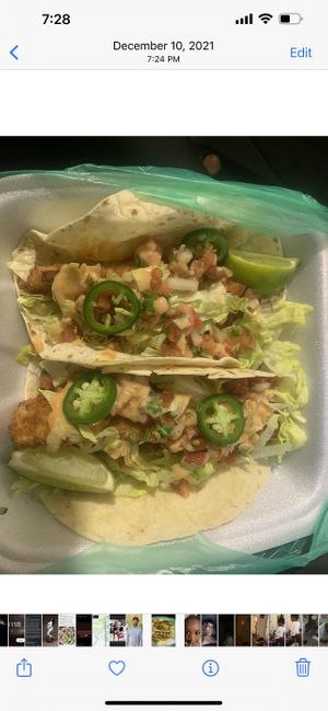 Shrimp tacos  at The Beet Box in Oklahoma City