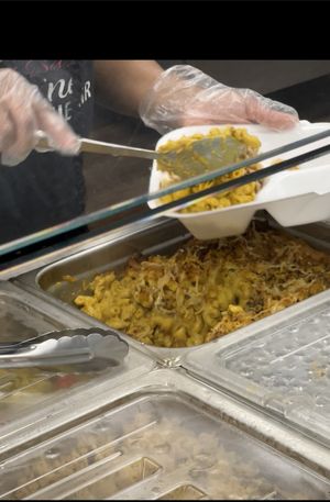 the mac n cheeze   at Di-Vine Plant Based Cuisine in Forest Park