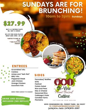  at Di-Vine Plant Based Cuisine in Forest Park